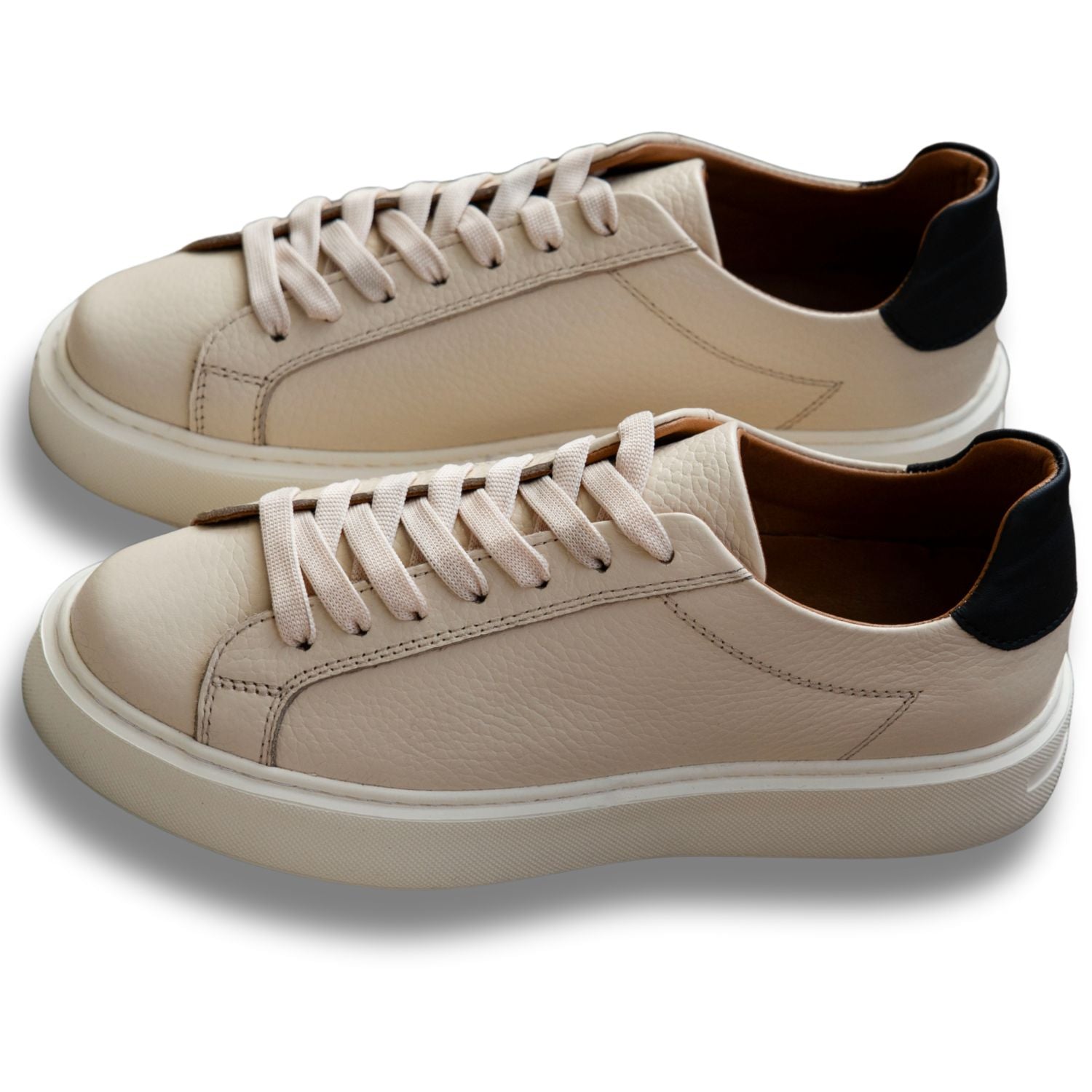 Leathere Signature Sneaker - Beige - SoHo