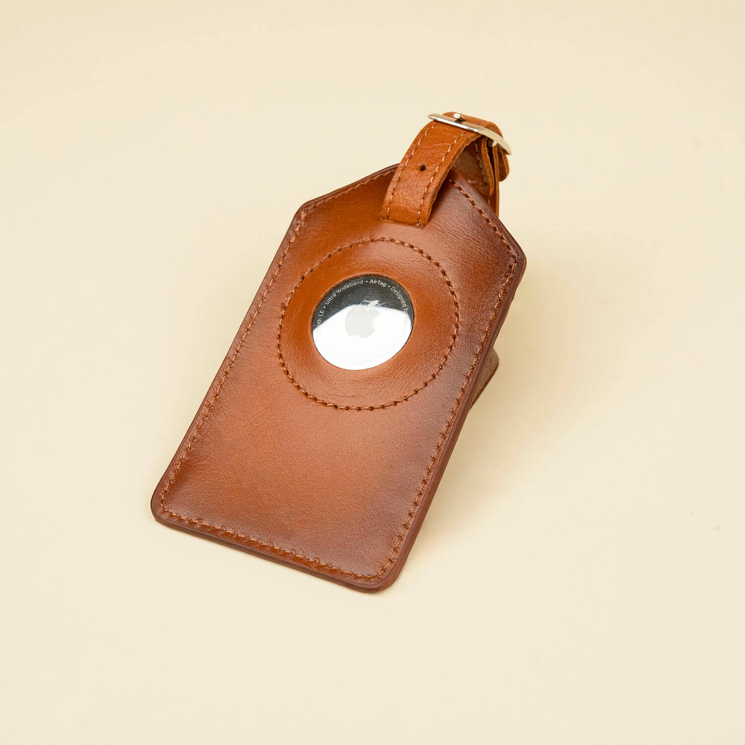 Premium Leather AirTag Luggage Tag Business Set - Clovis