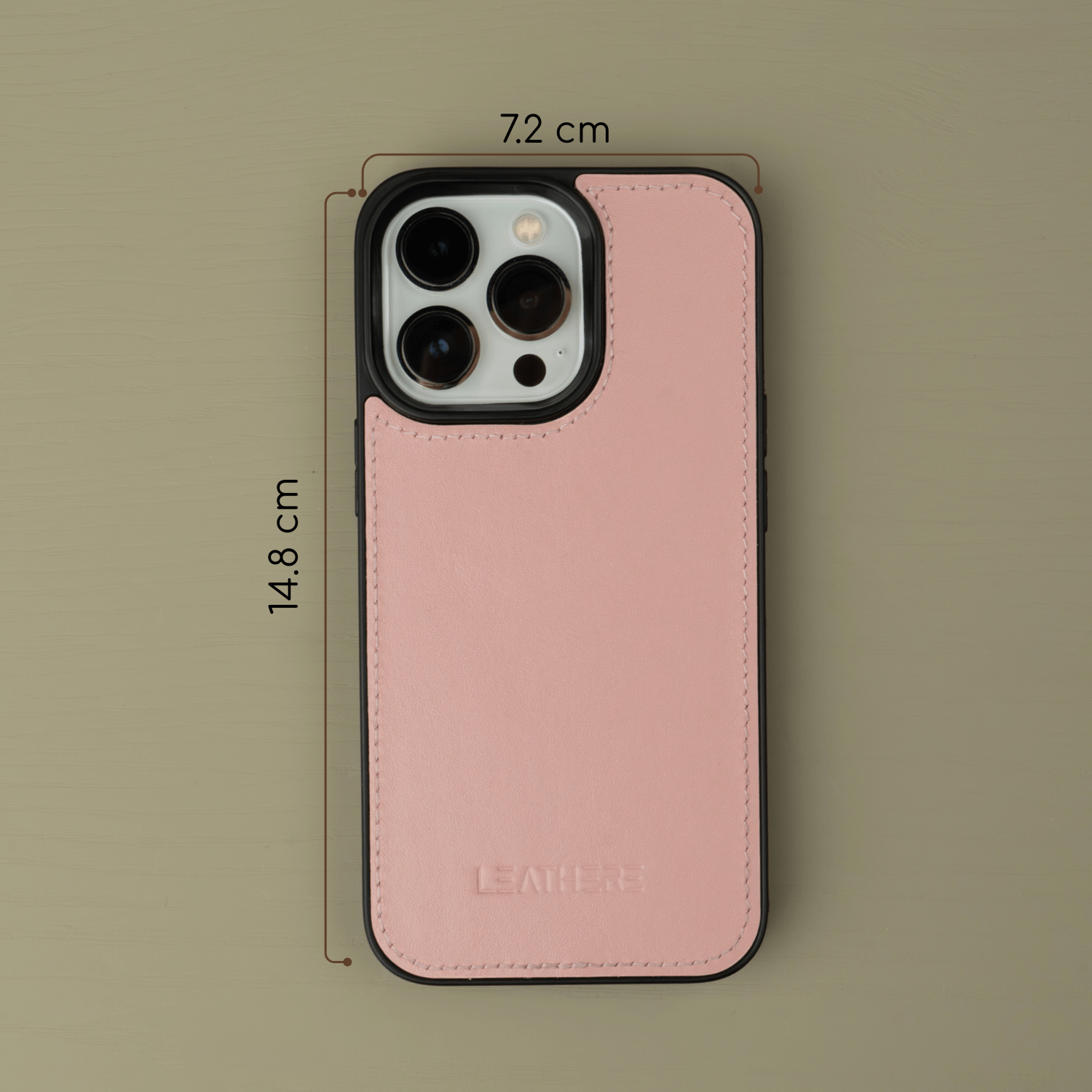 iPhone 17 Series Pink Leather Case - Austin (pre-order)