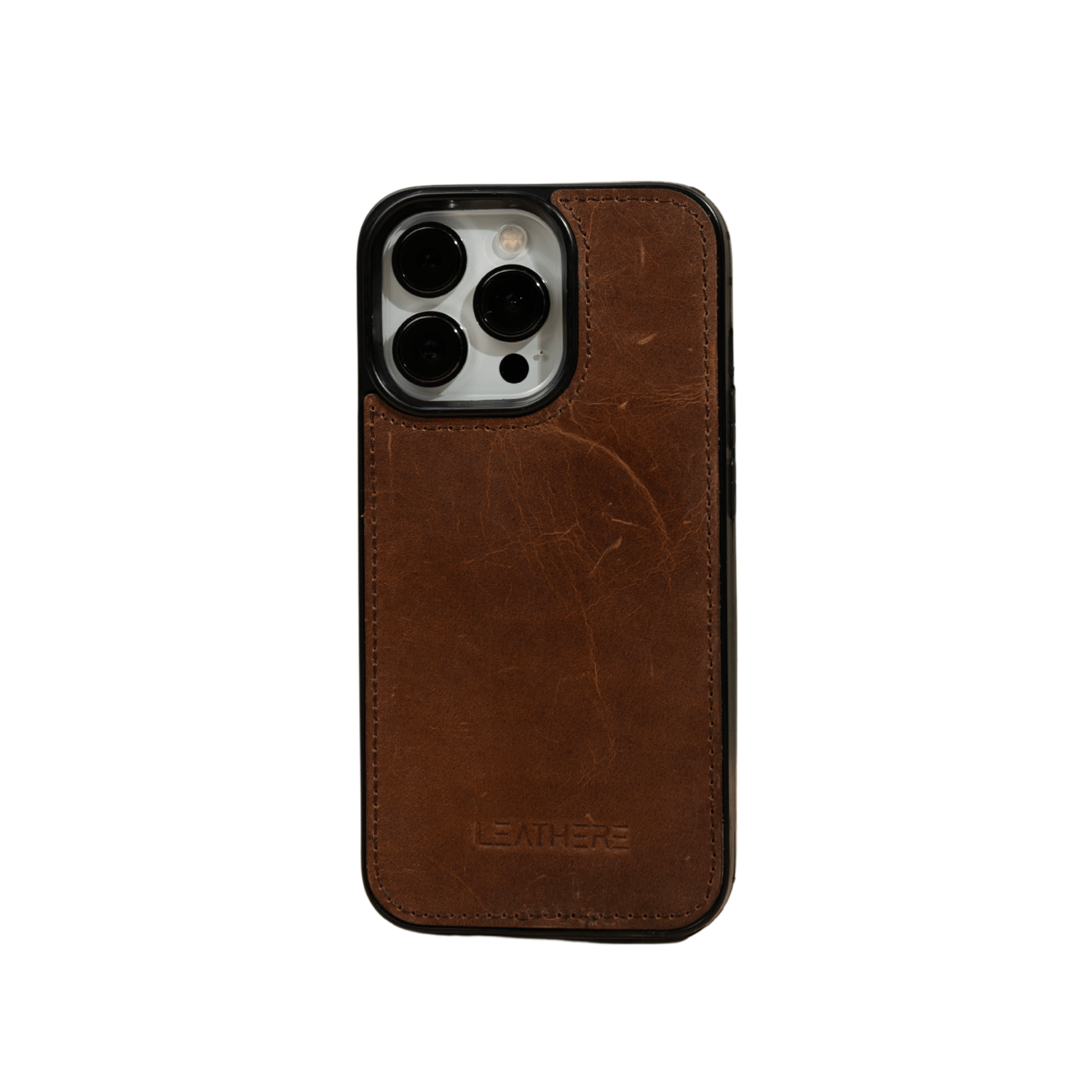 iPhone 17 Series Dark Brown Leather Case - Austin (pre-order)
