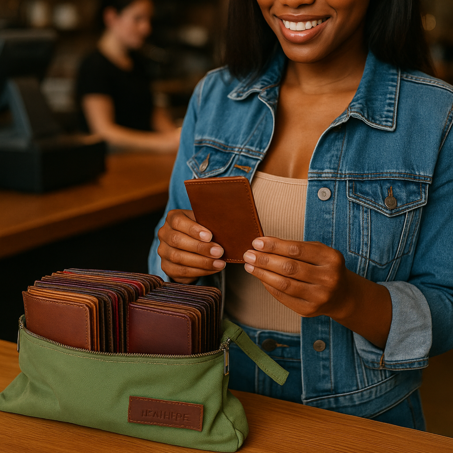 Premium Leather Card Holder Gift Set – 20 Piece Collection - Berkeley by LEATHERE