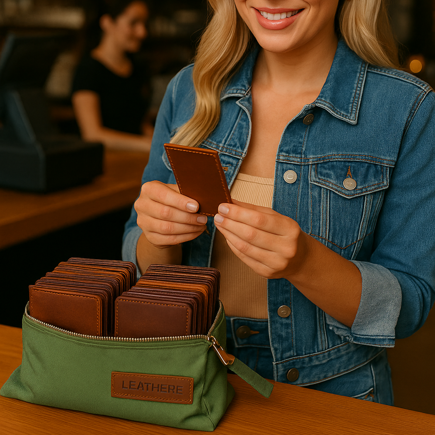 Premium Leather Card Holder Gift Set – 20 Piece Collection - Berkeley by LEATHERE