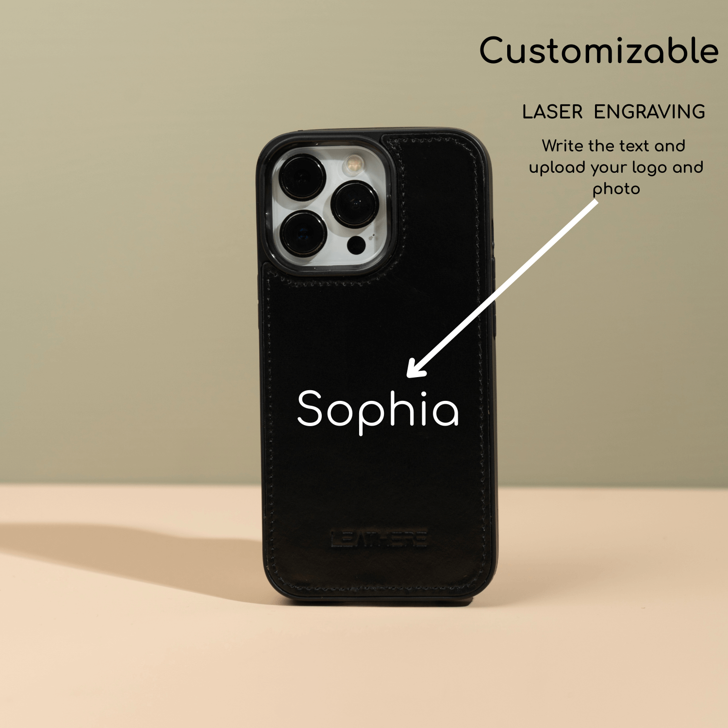 iPhone 16 Series Black Leather Wallet Case - New York