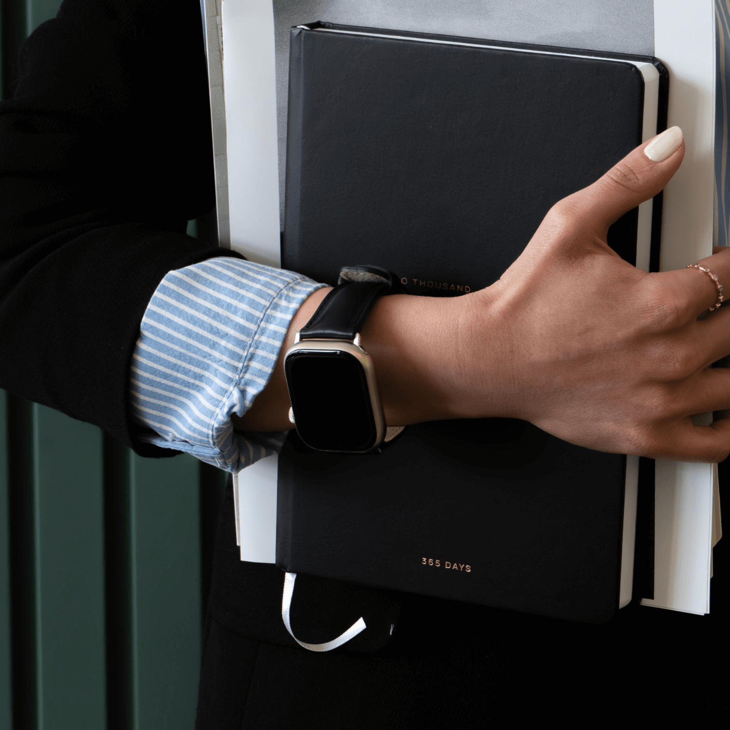 Luxury Double Wrap Apple Watch Band Business Set - San Diego