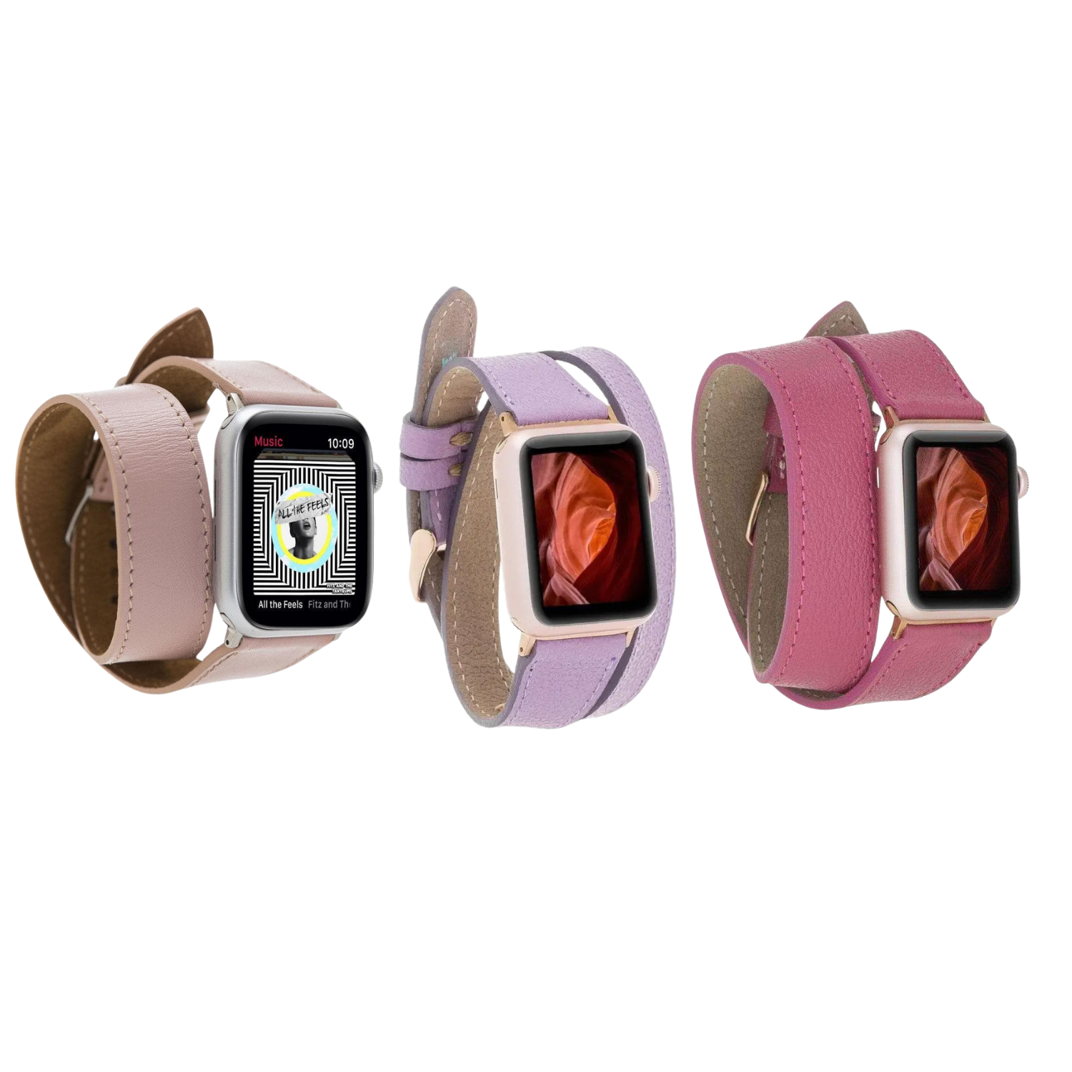 Luxury Double Wrap Apple Watch Band Life Set - San Diego