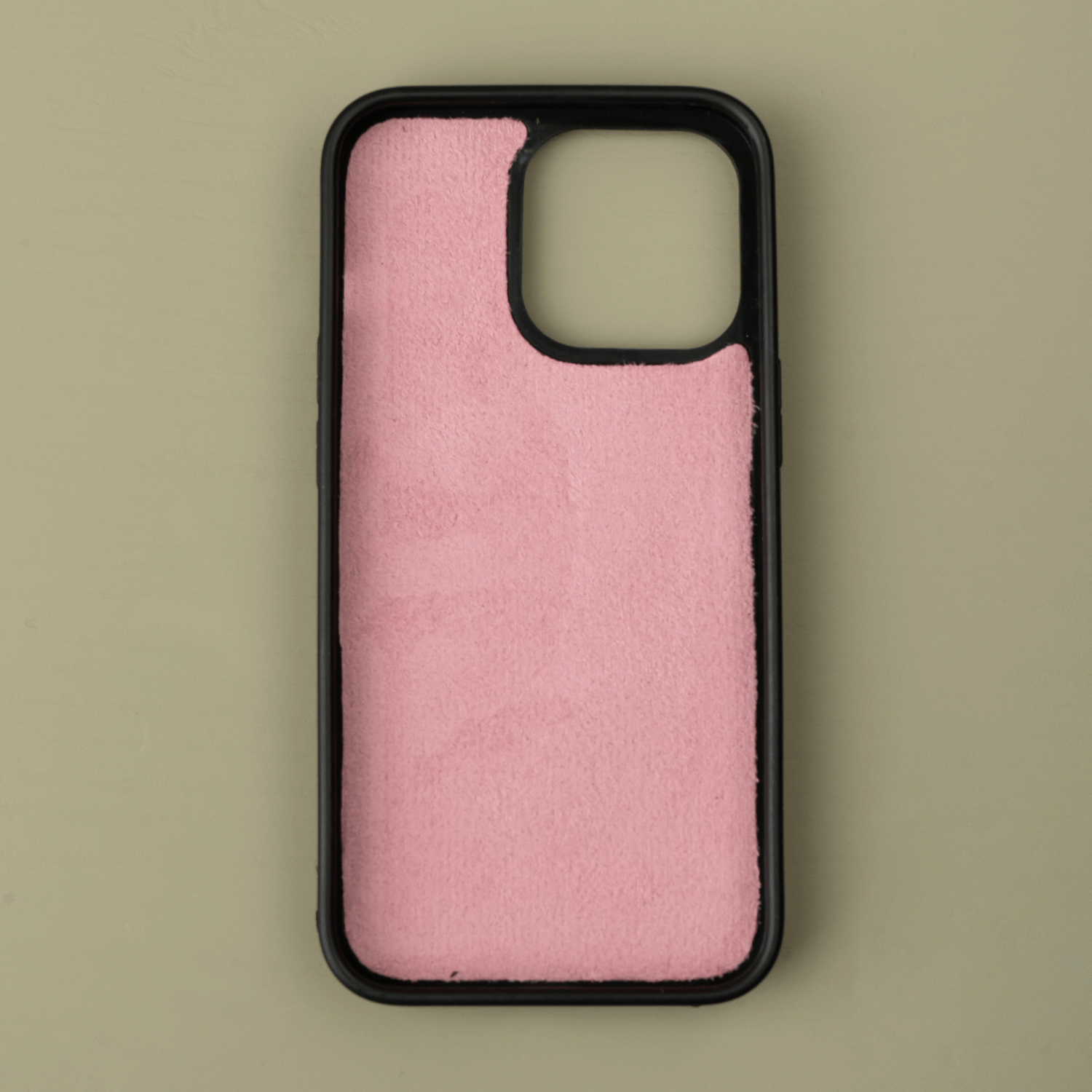 Pink Leather iPhone 16 Series Snap-On Case - LEATHERE